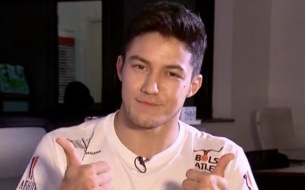 Arthur Nory foi entrevistado pelo Esporte Espetacular - Foto: Reprodução