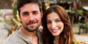 Michelle Batista e Miguel Coelho como Lia e Jacó na novela Gênesis (Foto: Reprodução/Instagram)