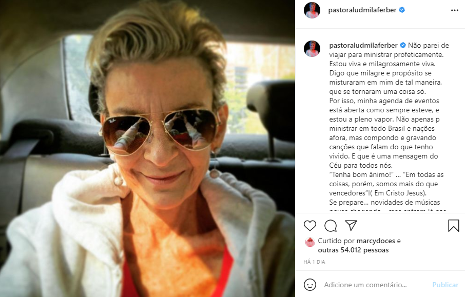 Ludmila trata doença severa (Foto: Reprodução)