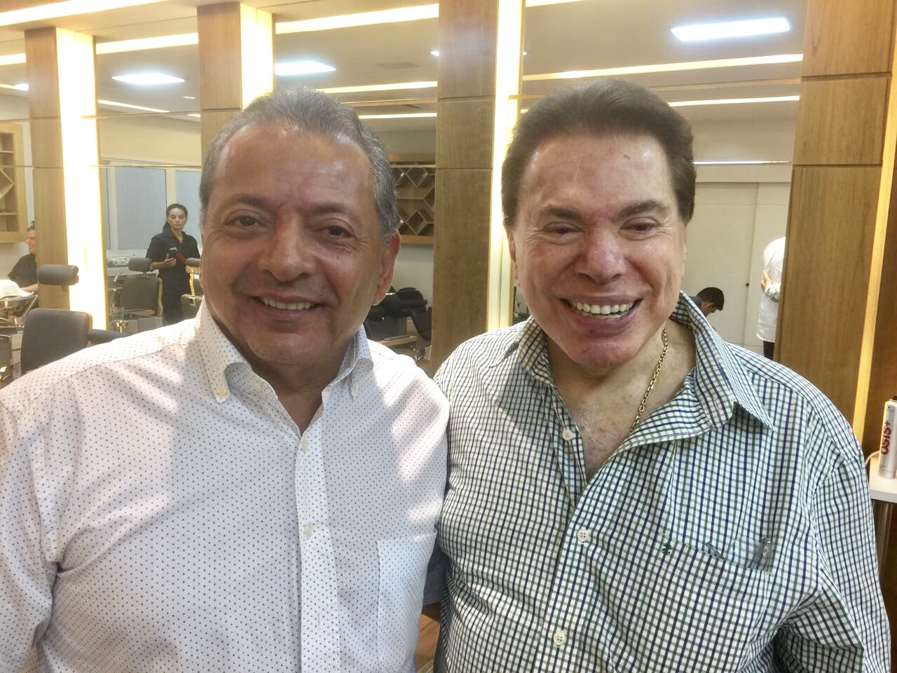 Otávio Raman Neves e Silvio Santos (Foto: Reprodução) Otávio Raman Neves e Silvio Santos (Foto: Reprodução)