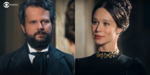 Dom Pedro II e Luisa serão interpretados por Selton Mello e Mariana Ximenes na trama de Nos Tempos do Imperador (Foto: Montagem/TV Foco/Reprodução/Globo)