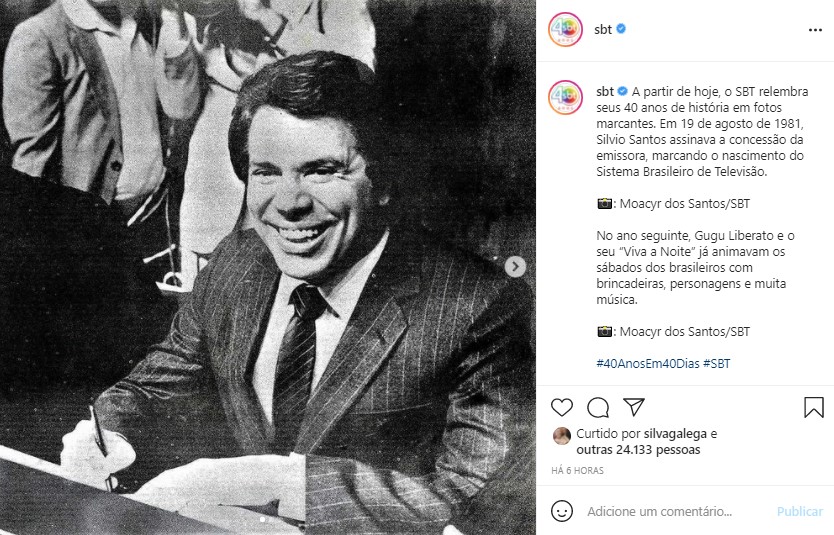 Silvio Santos em assinatura de contrato do SBT - Foto: Reprodução Silvio Santos em assinatura de contrato do SBT - Foto: Reprodução