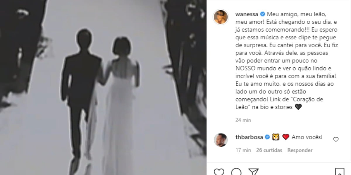 Cantora preparou clipe para o marido (Foto: Reprodução)