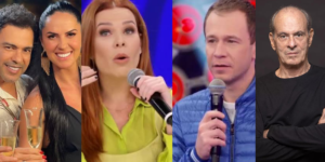 Zezé, Graciele, Fernanda Souza, Tiago Leifert e Ney Matogroso (Repropdução)