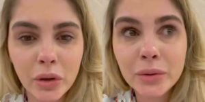Bárbara Evans chora com resultado de biópsia em embriões (Foto: Reprodução)