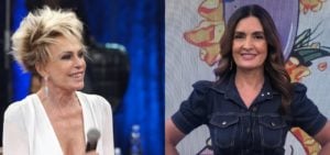 Fátima Bernardes e Ana Maria Braga na Globo (Foto: Montagem/TV Foco)