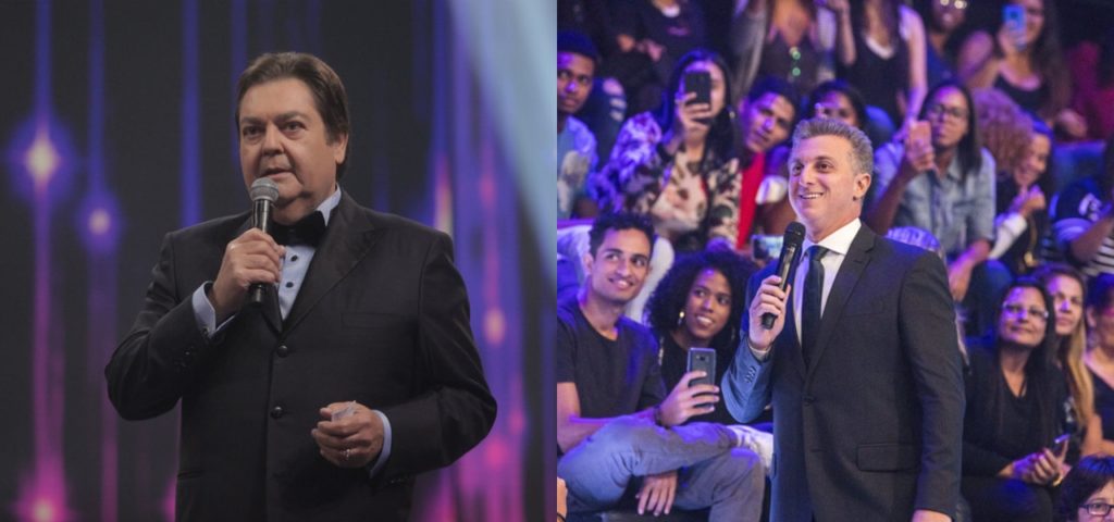 Faustão e Luciano Huck Faustão e Luciano Huck