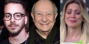 Junior, Sergio Mamberti e Renata Fan (Reprodução)