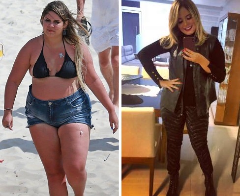 Marília Mendonça antes e depois - Reprodução