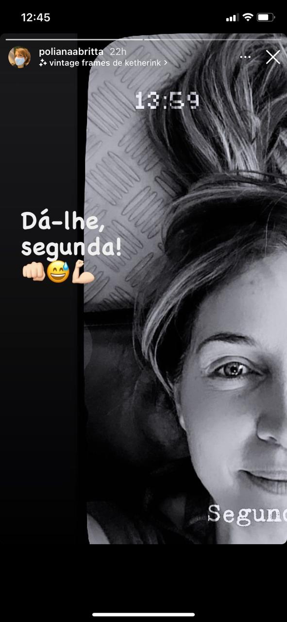 Poliana Abritta surge com aspecto abalado nas redes sociais (Reprodução) Poliana Abritta surge com aspecto abalado nas redes sociais (Reprodução)