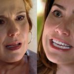 Eva fica abismada com declaração da filha em A Vida da Gente (Foto: Montagem/TV Foco/Reprodução/Globo)