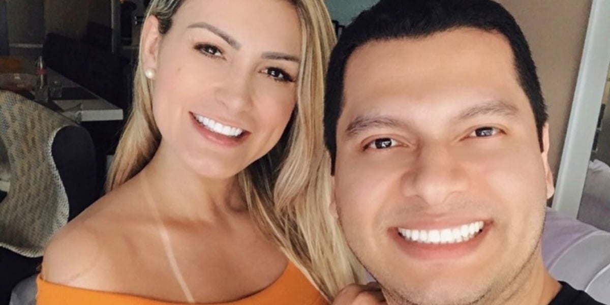Andressa Urach e Thiago Lopes (Foto: Reprodução)
