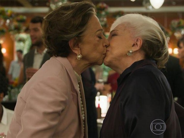 Fernanda Montenegro e Nathalia Timberg em Babilônia - Globo 