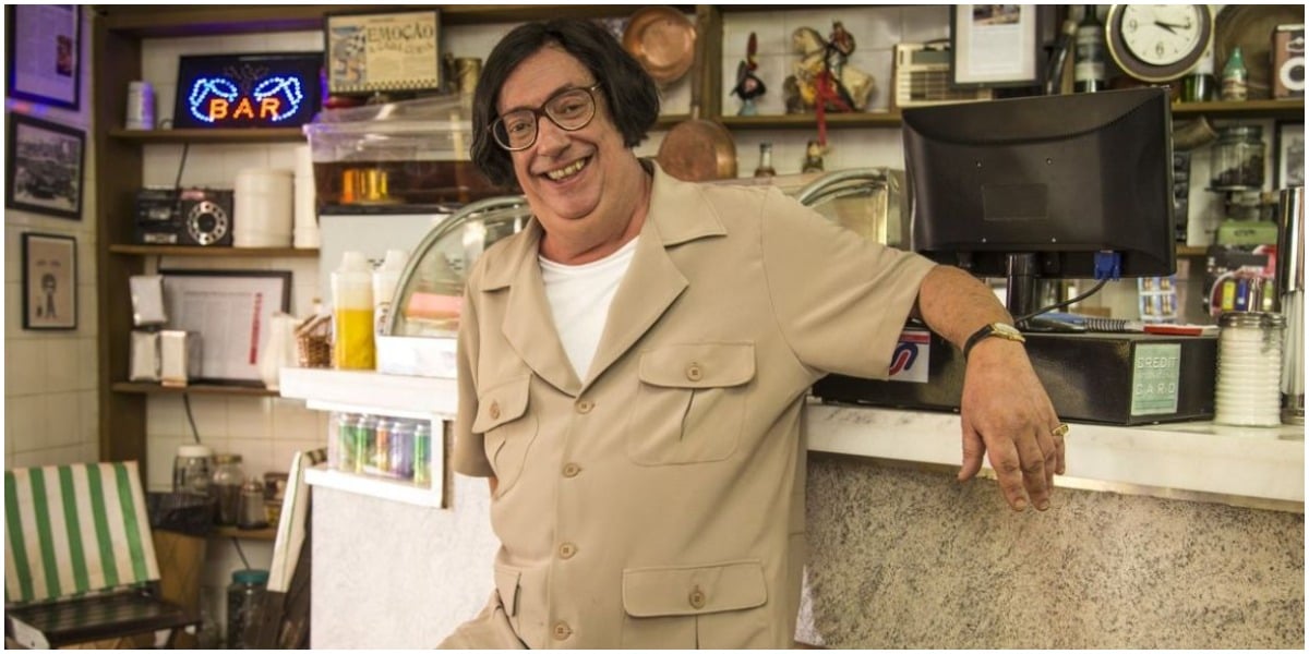 Marcos Oliveira vivendo o Beiçola da Grande Família - Foto: Reprodução