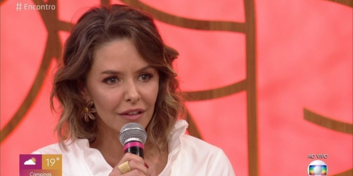 Bianca Rinaldi no Encontro com Fátima Bernardes da TV Globo (Foto: Reprodução) Bianca Rinaldi no Encontro com Fátima Bernardes da TV Globo (Foto: Reprodução)
