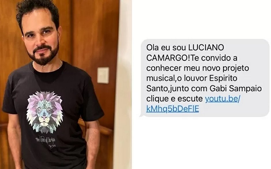 Luciano Camargo acabou sendo criticado (Foto: Reprodução) Luciano Camargo acabou sendo criticado (Foto: Reprodução)