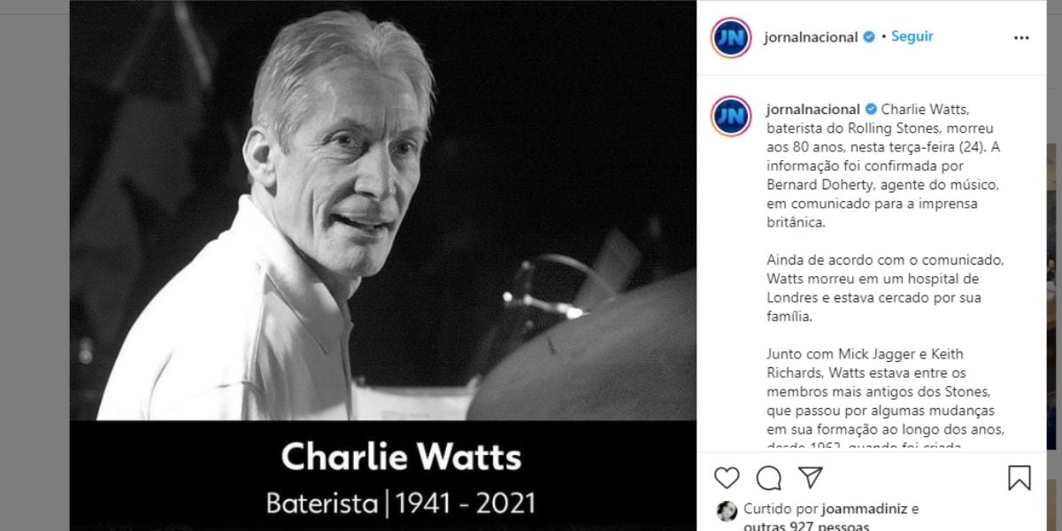 LUTO! Jornal Nacional vai ao ar antes da hora e anuncia morte de famoso aos 80 anos: "Com imenso pesar"