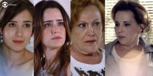 Eva conta para as netas o triste fim de A Vida da Gente para Eva (Foto: Montagem/TV Foco/Reprodução/Globo)