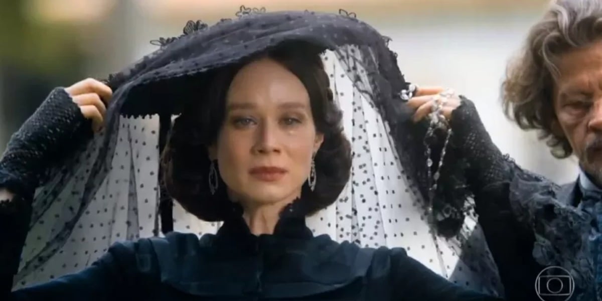 Mariana Ximenes como Condessa de Barral em Nos Tempos do Imperador (Foto: Reprodução)