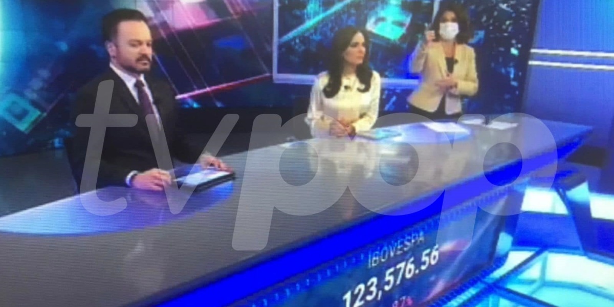 Novo cenário do SBT Brasil (Foto: Reprodução/TV Pop) Novo cenário do SBT Brasil (Foto: Reprodução/TV Pop)