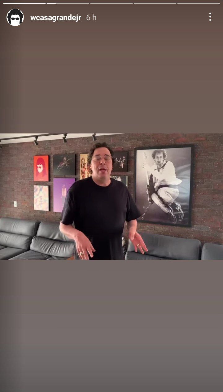 Casagrande mandou recado para os haters (Foto: Reprodução/ Instagram)