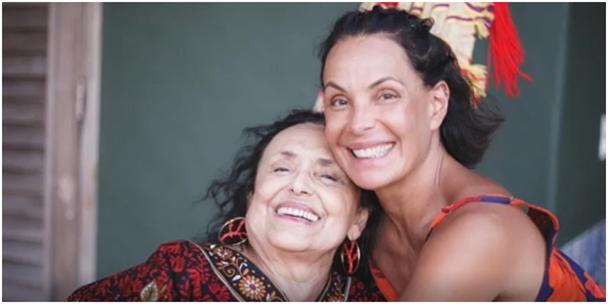 A jornalista Carolina Ferraz e sua mãe - Foto: Reprodução