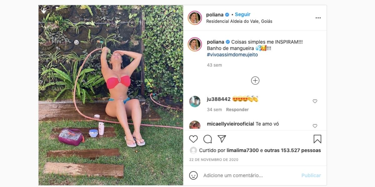Poliana Rocha, esposa de Leonardo