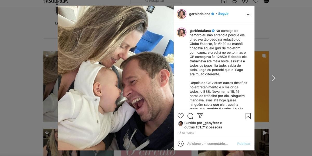 De acordo com esposa, apresentador trabalhava muito (Reprodução) De acordo com esposa, apresentador trabalhava muito (Reprodução)