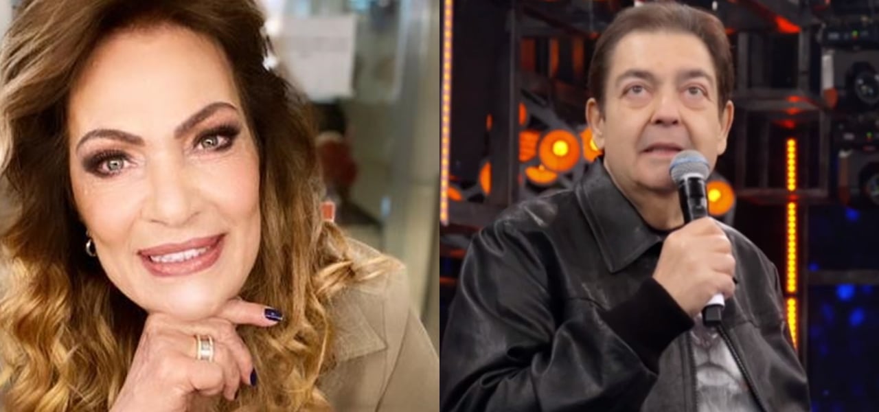 Faustão e Lucimara Parisi