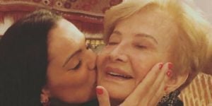 Glória Menezes volta ao Rio após morte de Tarcísio Meira (Foto: Reprodução)