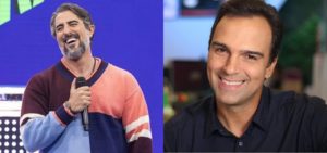 Marcos Mion e Tadeu Schmidt (Foto: Montagem/TV Foco)