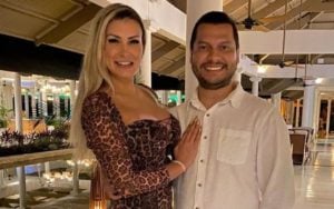 Andressa Urach e Thiago Lopes (Foto: Reprodução)