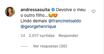 Andressa Suita "anuncia" filho - Reprodução
