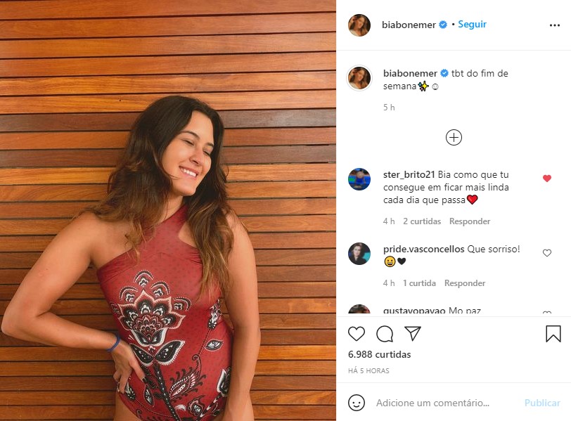 Bia Bonemer, exibe corpão em peça íntima PP e parte lisinha explode - Foto: Reprodução
