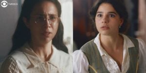 Dolores e Pilar se reencontraram em Nos Tempos do Imperador (Foto: Montagem/TV Foco/Reprodução/Globo)