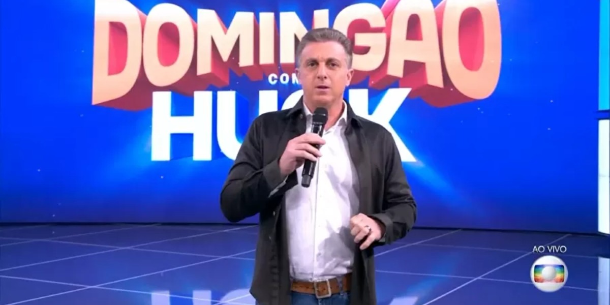 Luciano Huck cometeu erro durante o Domingão na Globo (Foto: Reprodução)