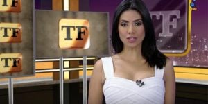 Flávia Noronha no TV Fama (Reprodução: RedeTV)