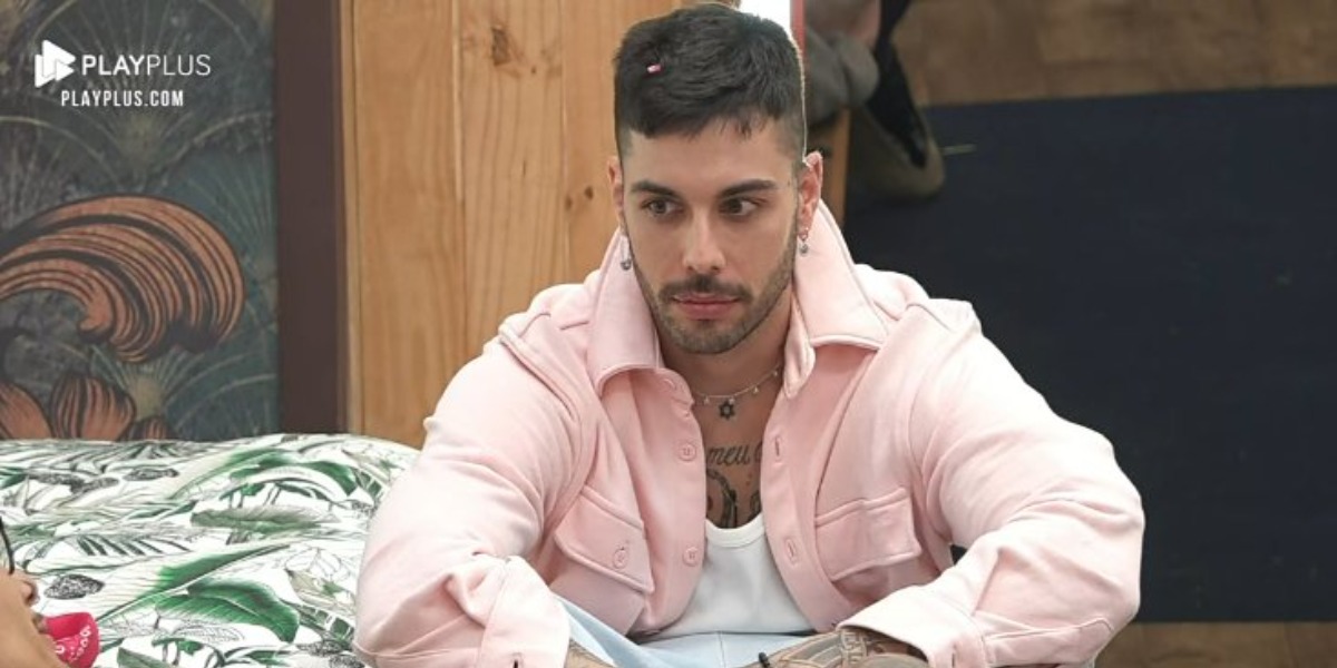 Gui Araújo, ex de Anitta, em A Fazenda 13 (Foto: Reprodução)