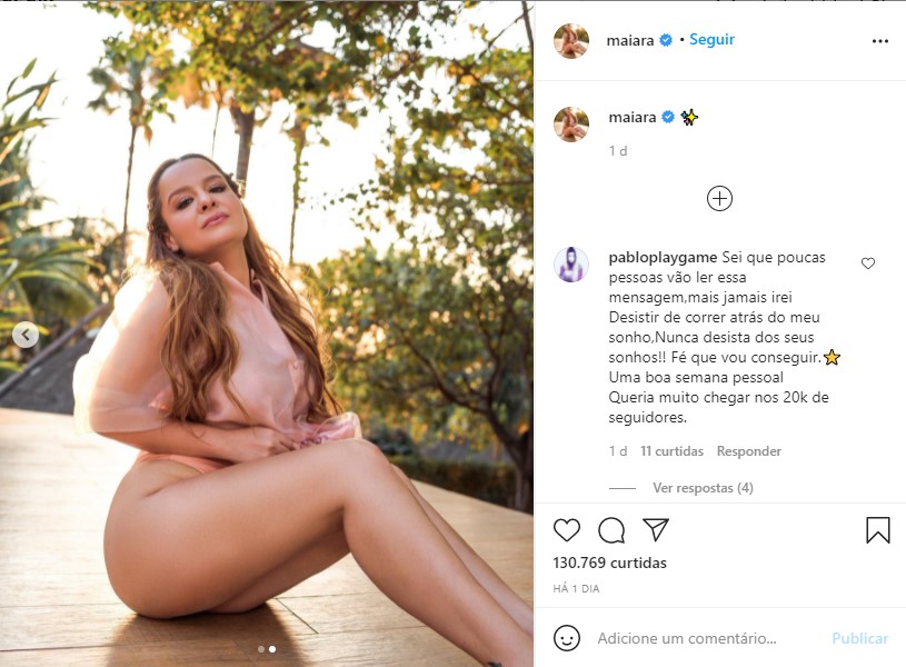 Maiara exibe corpão em foto sensual - Foto: Reprodução