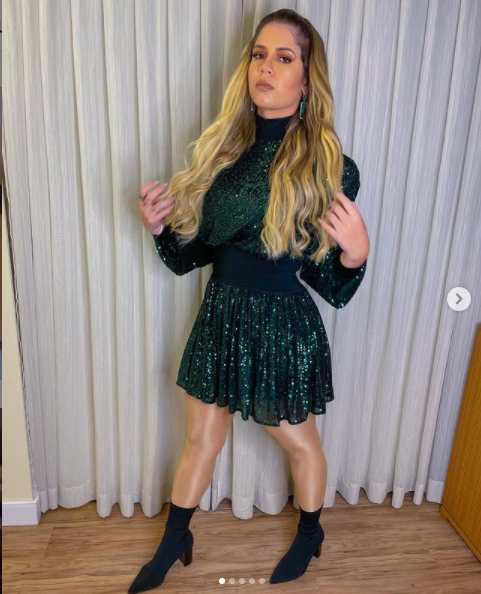 Marília Mendonça aparece mais magra nas redes 