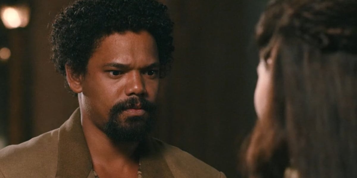 Samuel vai mudar da água para o vinho em Nos Tempos do Imperador (Foto: Reprodução/Globo)