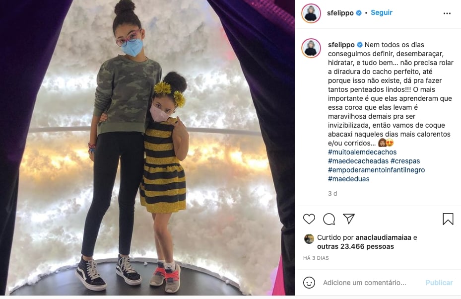 Samara Felippo faz desabado sobre filhas - Reprodução