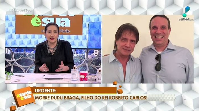 Sonia Abrão se chocou com a morte de Dudu Braga (Foto: Reprodução/RedeTV!) Sonia Abrão se chocou com a morte de Dudu Braga (Foto: Reprodução/RedeTV!)
