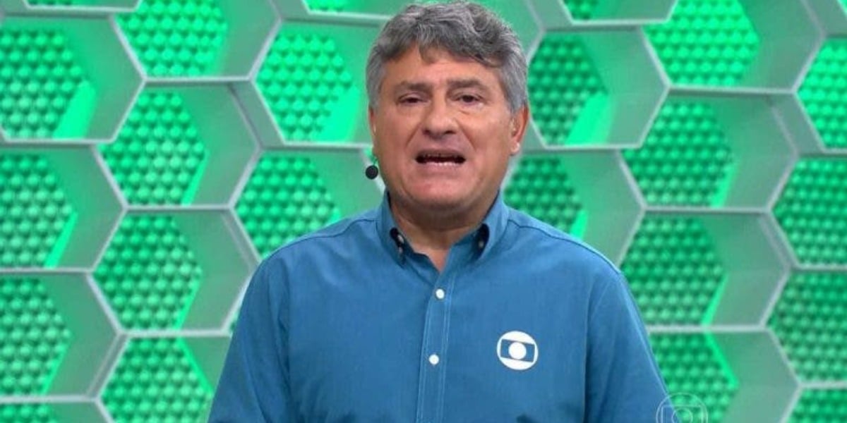 Cléber Machado é um dos locutores do time esportivo da Globo (Créditos: Reprodução)