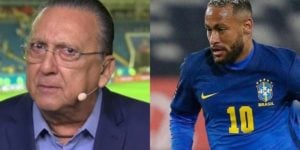 Galvão Bueno e Neymar Jr (Reprodução)