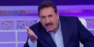 Ratinho é criticado por brincadeira ao vivo no SBT (Foto: Reprodução)
