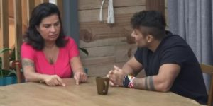 Solange Gomes tentou traçar estratégia junto com Tiago Piquilo (Foto: Reprodução)