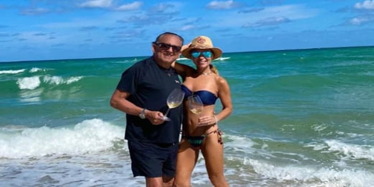 Galvão Bueno e a esposa estão em Miami (Foto: Instagram) 