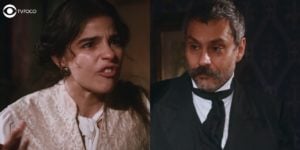 Tonico e Pilar vão se enfrentar mais uma vez em Nos Tempos do Imperador (Foto: Montagem/TV Foco/Reprodução/Globo)