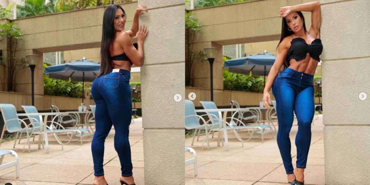 Gracyanne Barbosa ostenta corpão com look PP - Foto: Reprodução